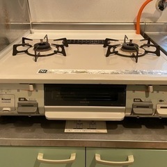 [受付終了]ガスコンロ　プロパン　Rinnai KGM64BE