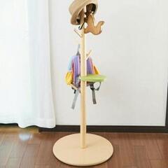 子供部屋に☘　リスが可愛いポールハンガーの画像