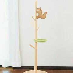 子供部屋に☘　リスが可愛いポールハンガーの画像