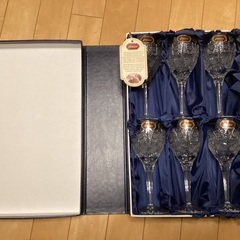 素敵なクリスマスに！新品未使用！超お得　スロバキアクリスタルガラス Crystal Classic Kmec グラス6客の画像