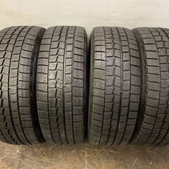 DUNLOP WINTER MAXX WM01 215/60R16 16インチ スタッドレス 4本 2018年製 バリ溝 エスティマ ヴェゼル等　(TG672)クレジットカード QRコード決済可能