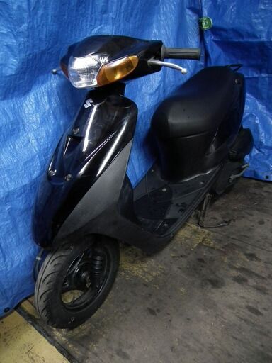 レッツ２（CA1PA）パワフルな２スト原付・走ります（黒）