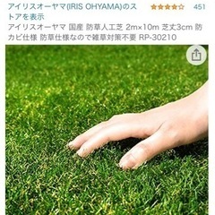 商談中 人工芝さしあげます