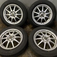 【DUNLOP ENASAVE EC204 175/65R15】夏タイヤ【SCHNEIDER 15インチ 5.5J4HPCD100+45】2020年製 バリ溝 インサイト フィット等　(TH525)クレジットカード QRコード決済可能