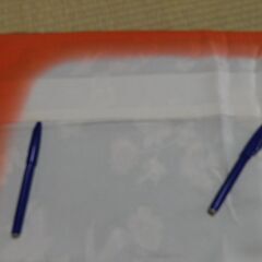 正絹　小紋　袷　訳有り品　モスグリーン　まるやま　裄69.5　身丈169の画像