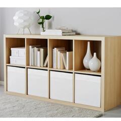 ☆お取引中☆IKEA　本棚&収納ボックス4個セットの画像
