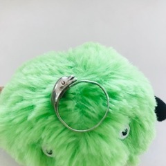 指輪　シルバー　イルカの画像