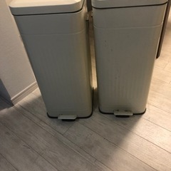 スチール製ダストボックス2個セット