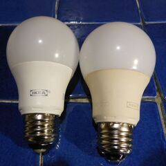 人感センサー明暗ライト　IKEA　LED普通サイズ２個　LED　Mサイズ２個の画像