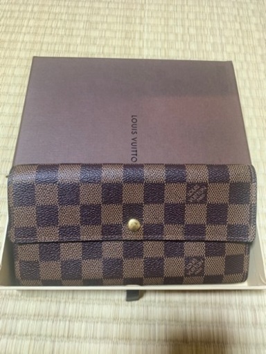 箱付き　LOUIS VUITTONダミエ エベヌキャンバス ポルトフォイユ サラ