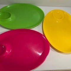 【中古】ワンプレート　プラスチックプレート　5枚セット