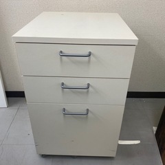 受付終了無償で差し上げます　デスク用チェスト　ワゴン引き出し
