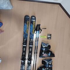 [引き渡し決定] ジュニア 男子 スキー板(120cm).靴(2...