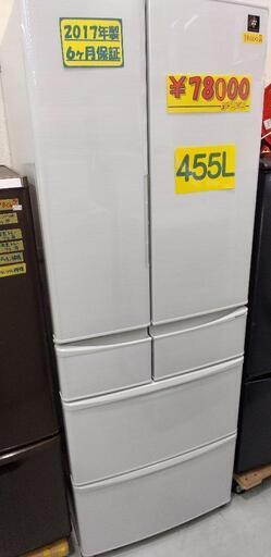 シャープ SHARP SJ-P461D-H [プラズマクラスター冷蔵庫 （455L・フレンチドア） 6ドア グレー系]42312