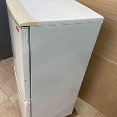 中古　動作確認済み　2ドア冷蔵庫 SHARP　シャープ　SJ-C14W-W　137リットル　右開き　ホワイト　管理番号JTH-11の画像