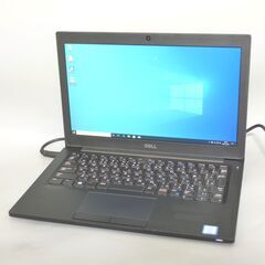 高速SSD ノートパソコン DELL デル Latitude 7280 中古美品 12.5型 第6世代 Core i7 16GB 無線 Wi-Fi Bluetooth カメラ Win10 Office
