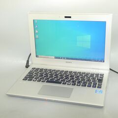 ソニー ノートパソコン 中古良品 11.6型 SONY SVT1113AJ 第3世代 Core i3 4GB 無線LAN Wi-Fi Bluetooth webカメラ Windows10 Office