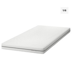 IKEA BRIMNES ブリムネス ベッド　マットレス付きの画像