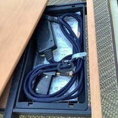 引き渡し決定！中古　家具長こたつ　ナチュラル　105の画像