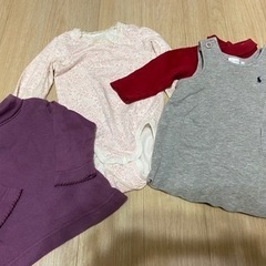 ベビー　洋服　ラルフローレン　プチバトー　H&M 他　ポンチョ　チュニック　トップス　まとめて　セットの画像