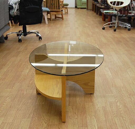 センターテーブル ノーチェ BF6900 幅105×奥行60×高さ36㎝ ガラステーブル