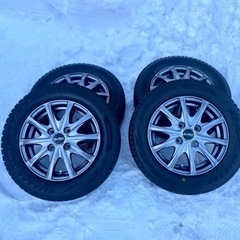 155/65r13 ブリジストン VRX2 超バリ山 アルミホイ...