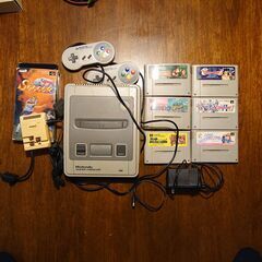 任天堂　スーパーファミコン　SHVC-001とソフト
