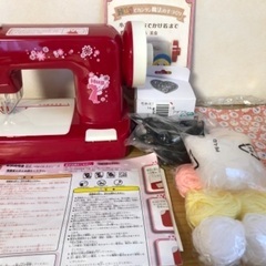毛糸ミシンHugプラス♡アダプター・手作りレシピ本付♡の画像