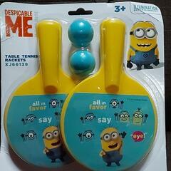 新品☆ミニオン卓球ラケットセット☆
