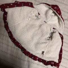 リボン柄ボアジャケットの画像