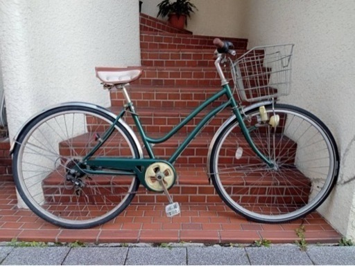 【整備済自転車】27インチ6段変速　鍵新品❗️スペアキーあり　若林自転車　浜大津　SALE❗️