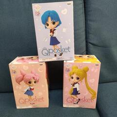 セーラームーンフィギュア3体の画像