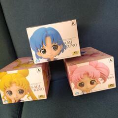 セーラームーンフィギュア3体の画像