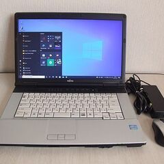 高速SSD240GB搭載　第三世代 Core i7-3520M 8GB フルHD　LIFEBOOK E742/F　ノートパソコン　（3890）