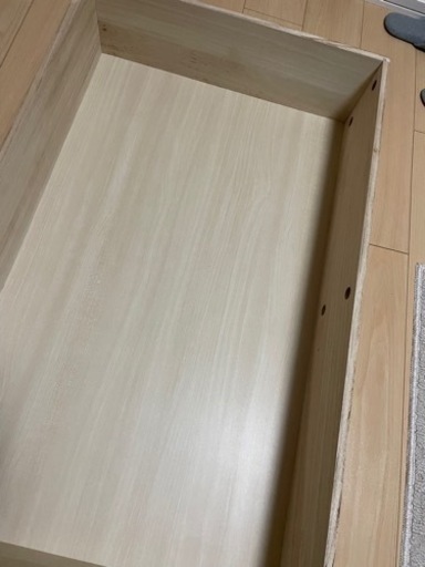 無印良品　収納ベッドシングル　オーク材