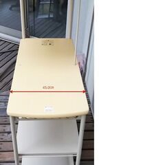 キャスター付き多段キッチンラックの画像