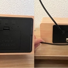 京都雷鳥 目覚まし時計 置き時計 ワイヤレス充電器 QI充電器 無線充電 充電機能 の画像