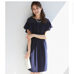値下げ！！美品✨結婚式披露宴着用✨人気ネイビー👗