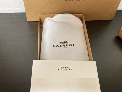 コーチ　財布　未使用シグネチャーブラック　