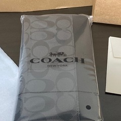 コーチ　財布　未使用シグネチャーブラック　