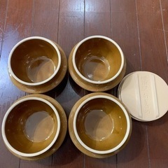 おぎのや 釜飯の容器 4こ