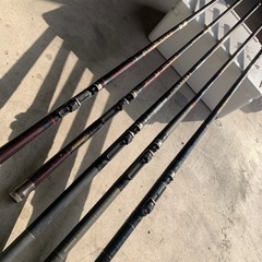 クロダイ釣竿5本セットの画像