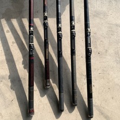 クロダイ釣竿5本セットの画像