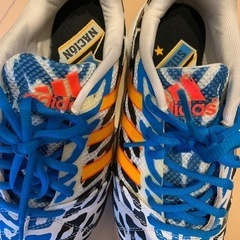 アディダスadidasサッカーシューズ　24.5センチ　スパイク無しの画像