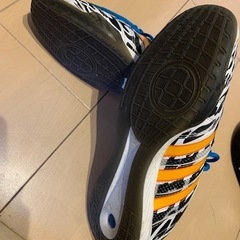 アディダスadidasサッカーシューズ　24.5センチ　スパイク無しの画像