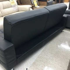 オシャレなソファーベッド　ブラック　の画像