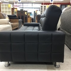 オシャレなソファーベッド　ブラック　の画像