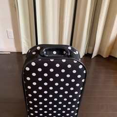 水玉ナイロン製　キャリーケース