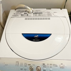 シャープ SHARP ES-GE55L-A [簡易乾燥機能付き洗濯機（5.5kg） ブルー系]の画像