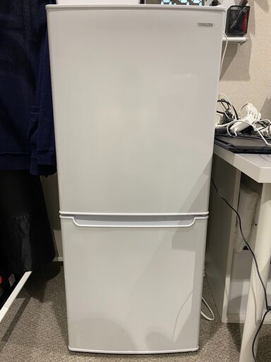 【中古/2020年6月購入】山善 YAMAZEN 冷蔵庫 2ドア冷凍冷蔵庫 106L